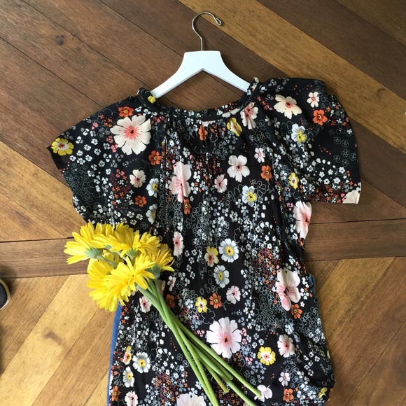 Loft short sleeve flowy blouse - Picture 2 of 3